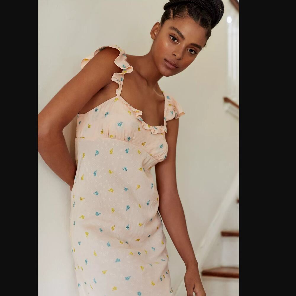 Anthropologie Scallop Babydoll Dress - New - Small - Picture 5 of 6